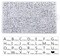 1450pcs White Alphabet Beads, Star Beads, and Heart Beads 7x4mm